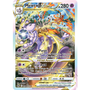 Rare Holo VSTAR Mewtwo VSTAR GG44/70 Pokemon TCG Sword & Shield Crown Zenith Galarian Gallery