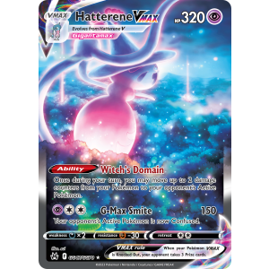 Rare Holo VMAX Hatterene VMAX GG47/70 Pokemon TCG Sword & Shield Crown Zenith Galarian Gallery