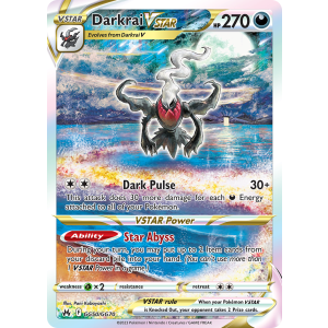 Rare Holo VSTAR Darkrai VSTAR GG50/70 Pokemon TCG Sword & Shield Crown Zenith Galarian Gallery