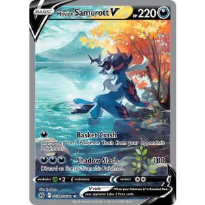 Rare Holo V Hisuian Samurott V GG51/70 Pokemon TCG Sword & Shield Crown Zenith Galarian Gallery