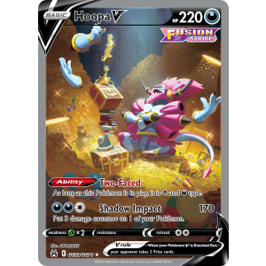 Rare Holo V Hoopa V GG53/70 Pokemon TCG Sword & Shield Crown Zenith Galarian Gallery