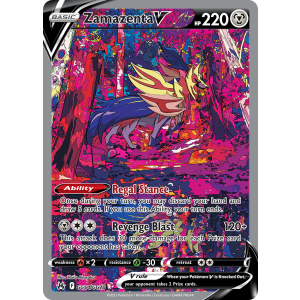 Rare Holo V Zamazenta V GG54/70 Pokemon TCG Sword & Shield Crown Zenith Galarian Gallery