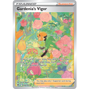 Rare Ultra Gardenia's Vigor GG61/70 Pokemon TCG Sword & Shield Crown Zenith Galarian Gallery