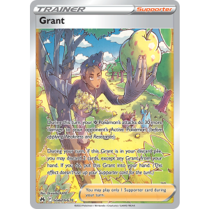 Rare Ultra Grant GG62/70 Pokemon TCG Sword & Shield Crown Zenith Galarian Gallery