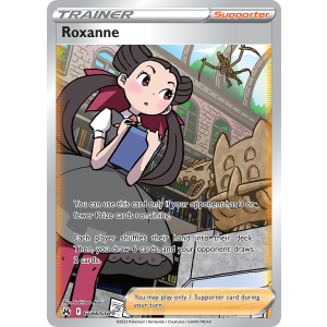 Rare Ultra Roxanne GG66/70 Pokemon TCG Sword & Shield Crown Zenith Galarian Gallery