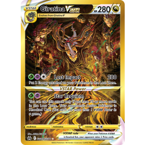 Rare Secret Giratina VSTAR GG69/70 Pokemon TCG Sword & Shield Crown Zenith Galarian Gallery