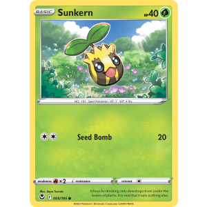 Sunkern 5/195 Pokemon TCG Sword & Shield Silver Tempest