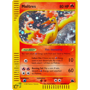 Rare Holo Moltres H20/144 Pokemon TCG E-Card Skyridge