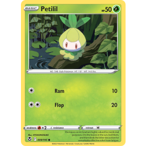 Petilil 9/195 Pokemon TCG Sword & Shield Silver Tempest