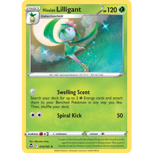 Hisuian Lilligant 10/195 Pokemon TCG Sword & Shield Silver Tempest