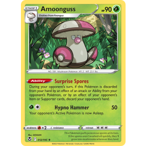 Amoonguss 12/195 Pokemon TCG Sword & Shield Silver Tempest