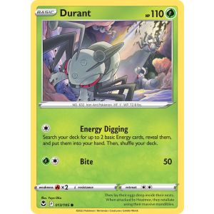 Durant 13/195 Pokemon TCG Sword & Shield Silver Tempest