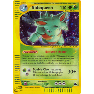 Rare Holo Nidoqueen H21/144 Pokemon TCG E-Card Skyridge