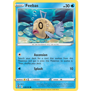 Feebas 39/195 Pokemon TCG Sword & Shield Silver Tempest