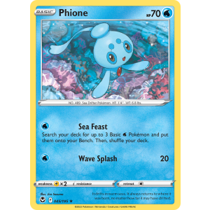 Phione 45/195 Pokemon TCG Sword & Shield Silver Tempest