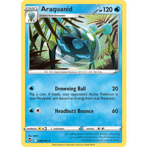 Araquanid 48/195 Pokemon TCG Sword & Shield Silver Tempest