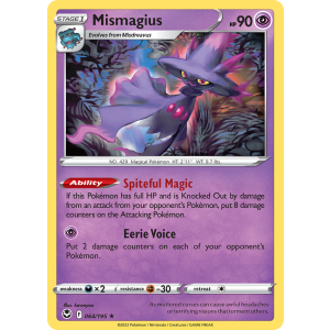 Mismagius 64/195 Pokemon TCG Sword & Shield Silver Tempest