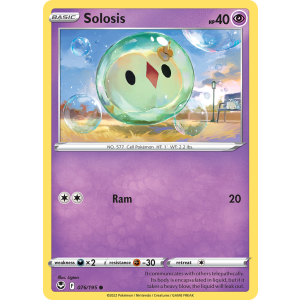 Solosis 76/195 Pokemon TCG Sword & Shield Silver Tempest