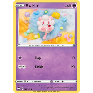 Swirlix 83/195 Pokemon TCG Sword & Shield Silver Tempest