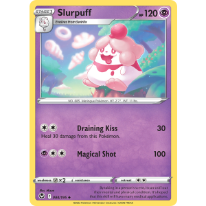 Slurpuff 84/195 Pokemon TCG Sword & Shield Silver Tempest