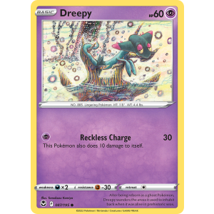 Dreepy 87/195 Pokemon TCG Sword & Shield Silver Tempest