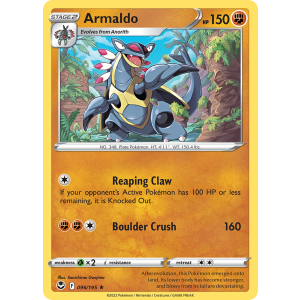 Armaldo 96/195 Pokemon TCG Sword & Shield Silver Tempest