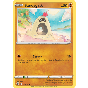 Sandygast 99/195 Pokemon TCG Sword & Shield Silver Tempest