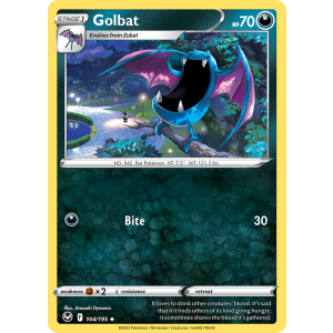 Golbat 104/195 Pokemon TCG Sword & Shield Silver Tempest