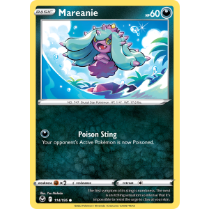 Mareanie 114/195 Pokemon TCG Sword & Shield Silver Tempest