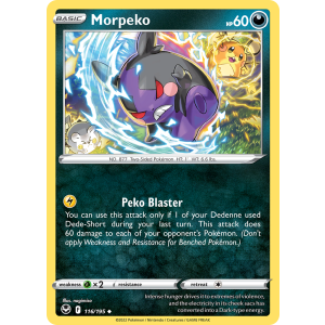 Morpeko 116/195 Pokemon TCG Sword & Shield Silver Tempest