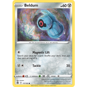 Beldum 117/195 Pokemon TCG Sword & Shield Silver Tempest