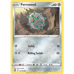 Ferroseed 121/195 Pokemon TCG Sword & Shield Silver Tempest