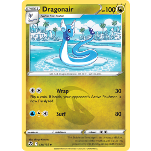 Dragonair 130/195 Pokemon TCG Sword & Shield Silver Tempest