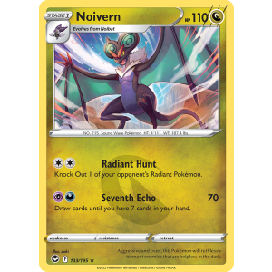 Noivern 133/195 Pokemon TCG Sword & Shield Silver Tempest