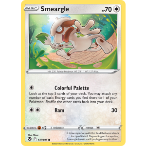 Smeargle 137/195 Pokemon TCG Sword & Shield Silver Tempest