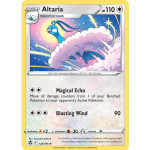 Altaria 143/195 Pokemon TCG Sword & Shield Silver Tempest