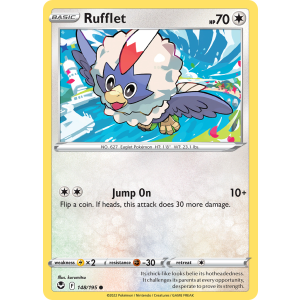 Rufflet 148/195 Pokemon TCG Sword & Shield Silver Tempest