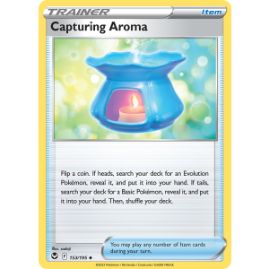 Capturing Aroma 153/195 Pokemon TCG Sword & Shield Silver Tempest