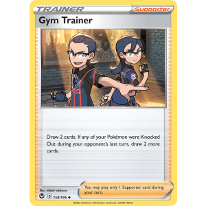 Gym Trainer 158/195 Pokemon TCG Sword & Shield Silver Tempest