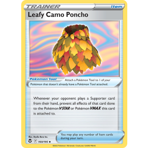 Leafy Camo Poncho 160/195 Pokemon TCG Sword & Shield Silver Tempest