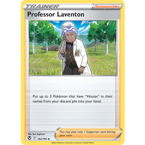 Professor Laventon 162/195 Pokemon TCG Sword & Shield Silver Tempest