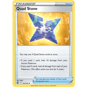 Quad Stone 163/195 Pokemon TCG Sword & Shield Silver Tempest