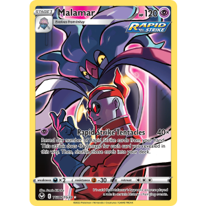 Trainer Gallery Rare Holo Malamar TG06/30 Pokemon TCG Sword & Shield Silver Tempest Trainer Gallery