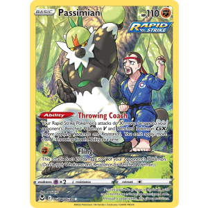 Trainer Gallery Rare Holo Passimian TG08/30 Pokemon TCG Sword & Shield Silver Tempest Trainer Gallery