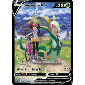 Rare Holo V Serperior V TG13/30 Pokemon TCG Sword & Shield Silver Tempest Trainer Gallery