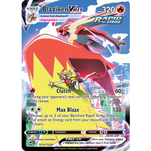 Rare Holo VMAX Blaziken VMAX TG15/30 Pokemon TCG Sword & Shield Silver Tempest Trainer Gallery