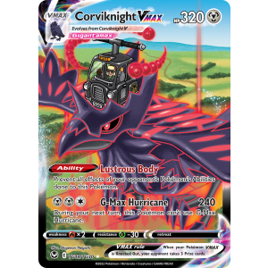 Rare Holo VMAX Corviknight VMAX TG19/30 Pokemon TCG Sword & Shield Silver Tempest Trainer Gallery