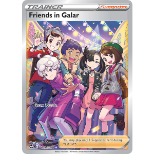 Rare Ultra Friends in Galar TG23/30 Pokemon TCG Sword & Shield Silver Tempest Trainer Gallery