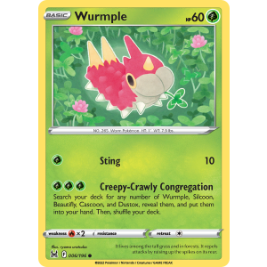 Wurmple 6/196 Pokemon TCG Sword & Shield Lost Origin