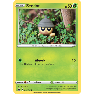 Seedot 11/196 Pokemon TCG Sword & Shield Lost Origin